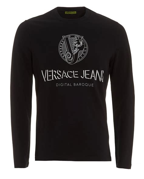 versace herren t-shirt ebay|versace long sleeve t shirts.